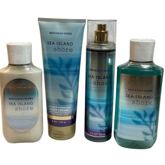 Bath and Body Works SEA ISLAND SHORE 4PC Set - Picture 1 of 6